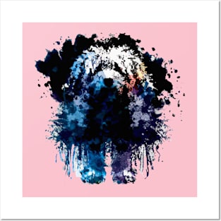 Havanese Cuban Bichon Stencil Art Posters and Art